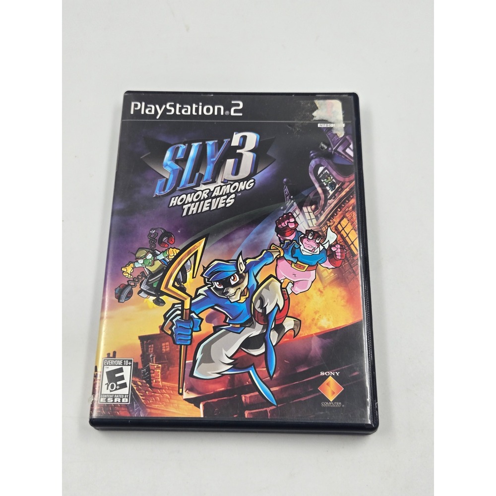 Sly 3 Honor Among Thieves PlayStation 2 PS2 Game Disc Manual Case